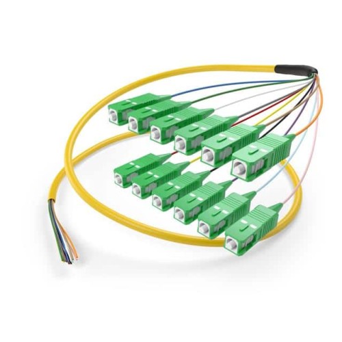 FIBER PIGTAIL 12STR SM SC/APC 2M