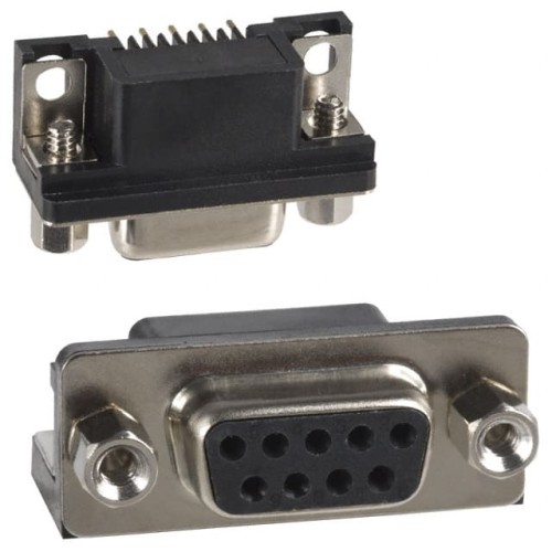 CONN D-SUB RCPT 9POS R/A SLDR