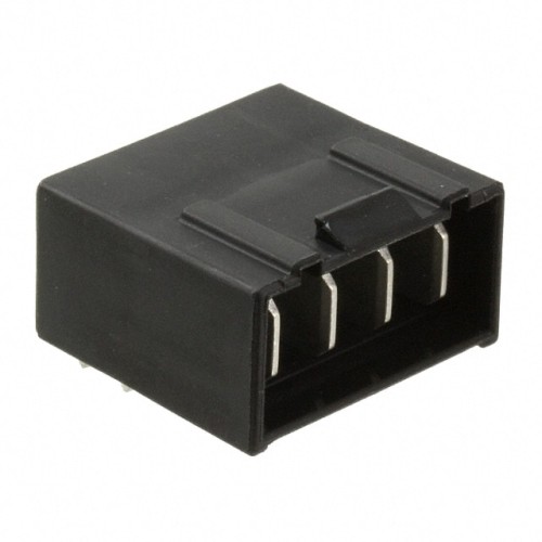 CONN HDR 4POS 5.00MM R/A SLDR