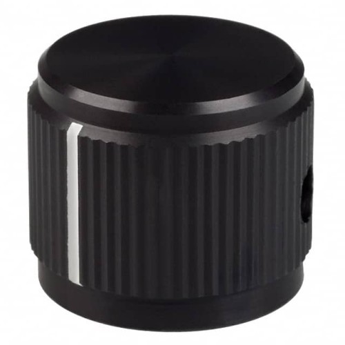 KNOB KNURLED 0.236" METAL