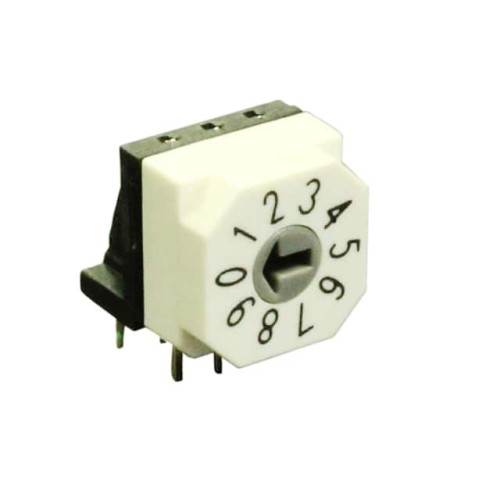 SWITCH ROTARY DIP 10P 0.15A 50V