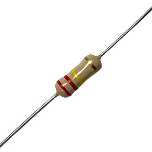 Carbon film fixed resistor, 1/8W