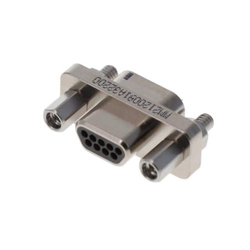 D-SUB, PLUG, .050", 2ROW, 9POS,