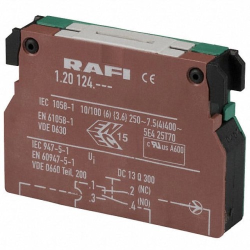 CONTACT BLOCK SPST 10A 250V