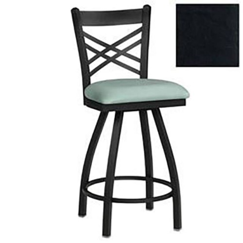 SWIVEL BARSTOOL CRISS-CROSS BACK