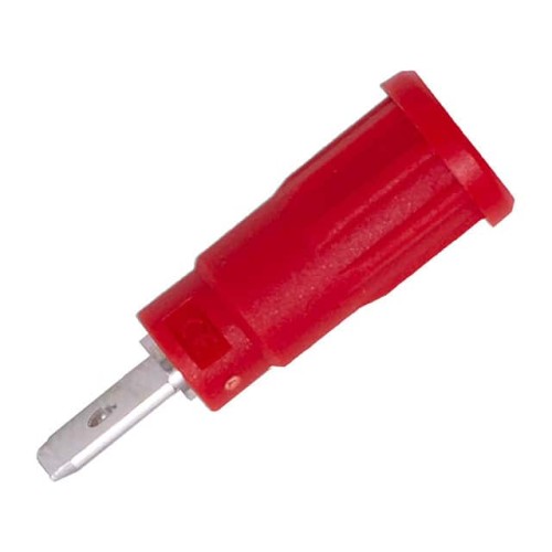 JACK PNL SAFET 2MM QC PUSHIN RED