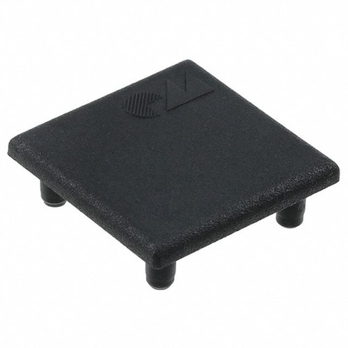 PLASTIC END CAP 30MM, BLACK