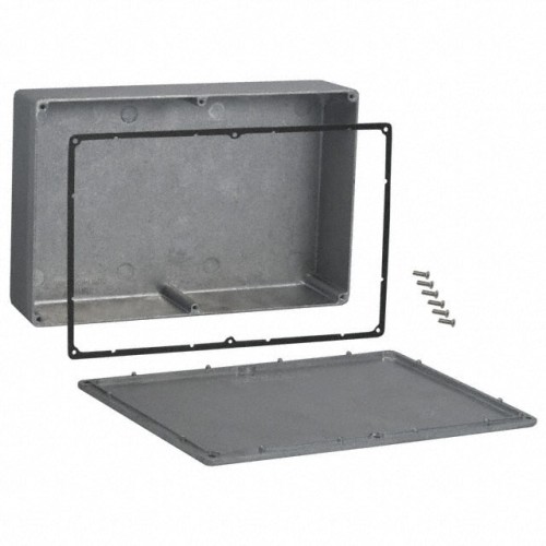BOX ALUM NAT 8.752"L X 5.744"W