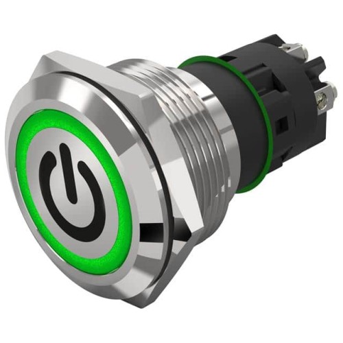 22 MM, ILLUMINATED PUSHBUTTON, S