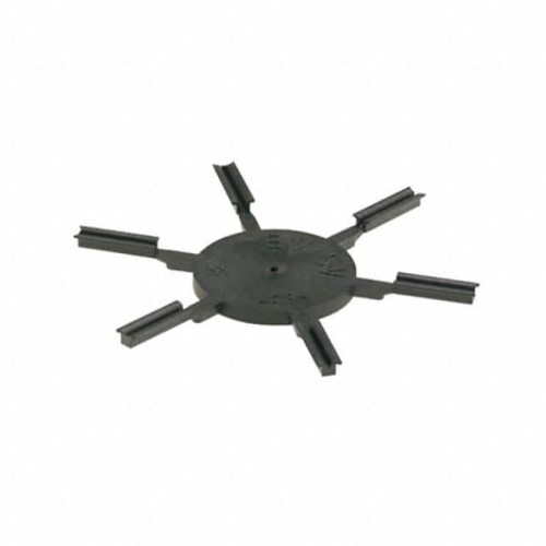 CONN TERM BLK KEYING STAR BLACK