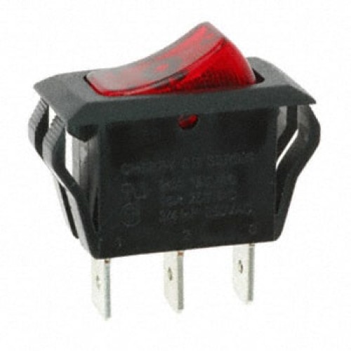 SWITCH ROCKER SPST 20A 125V