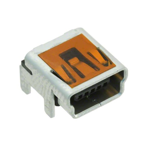 CONN RCPT MINI USB B 5POS SMD RA