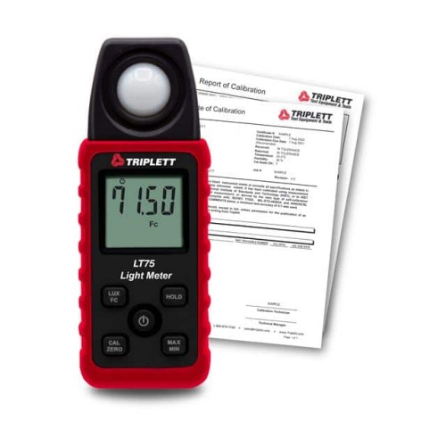 DIGITAL LIGHT METER LUX/FC WITH