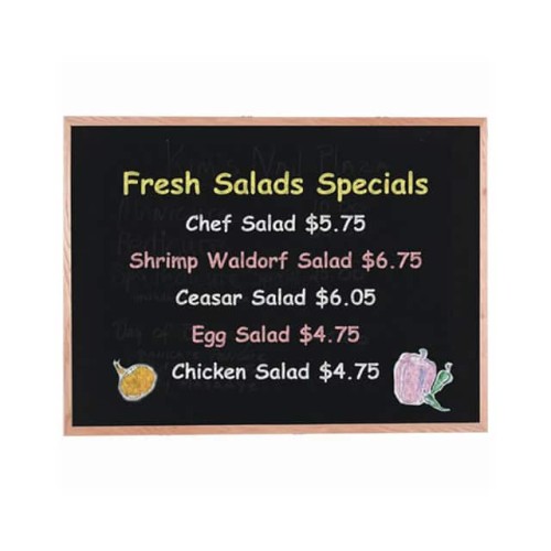 DISPLAY STYLE CHALKBOARD, 24"W X