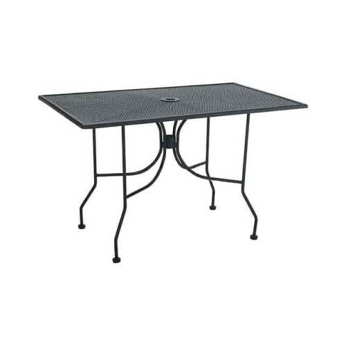 30X48" RECTANGULAR TABLE BLACK W