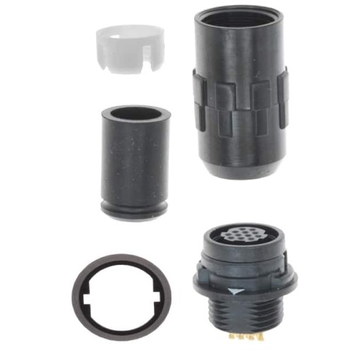 CONN JCK HSG FMALE 12POS INLINE