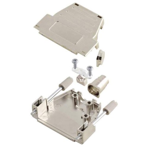 9 WAY D-SUB HOOD METPLAS TOP AND