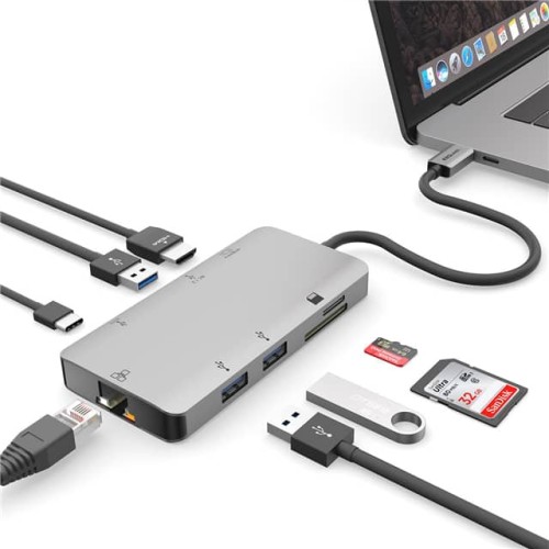 USB-C MULTI-MEDIA HUB ADAPTER 8