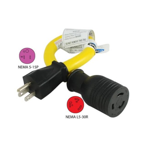 CORD 10AWG NEMA5-15P-L5-30R 1'