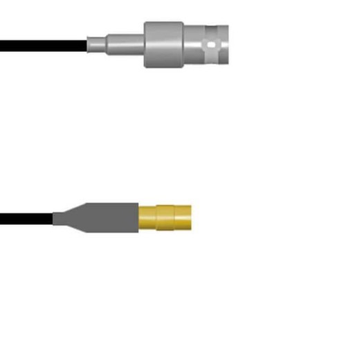CBL ASSY BNC-MMCX JACK RG174 1M