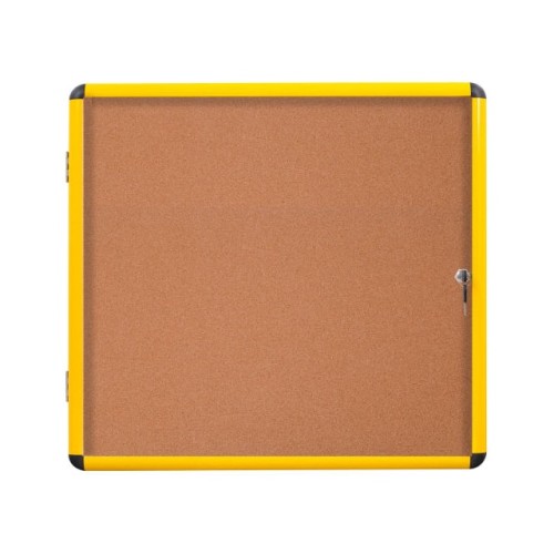 INDUSTRIAL ENCLOSED CORK BULLETI