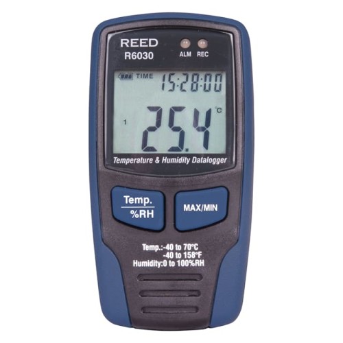 TEMP./HUMIDITY DATA LOGGER W/CER