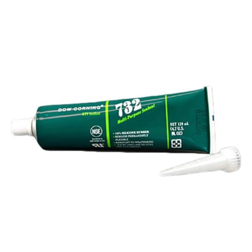 SEALANT CLR SILICONE 139ML TUBE
