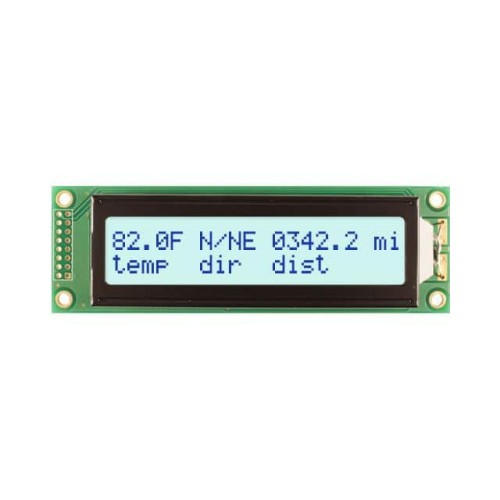 LCD MOD 40DIG 20X2 TRANSFLCT WHT