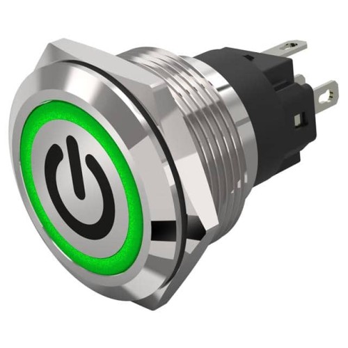 22 MM, ILLUMINATED PUSHBUTTON, S