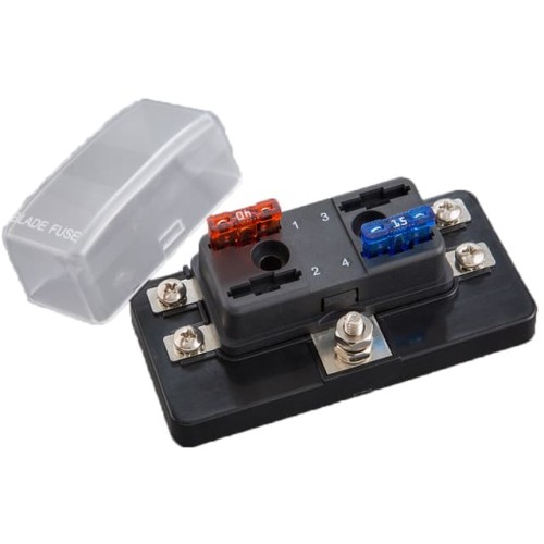 REGULAR FUSE BLOCK, 4 POLE