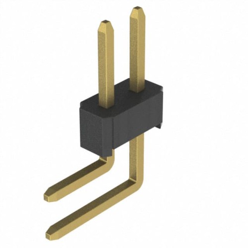 CONN HEADER R/A 2POS 2MM