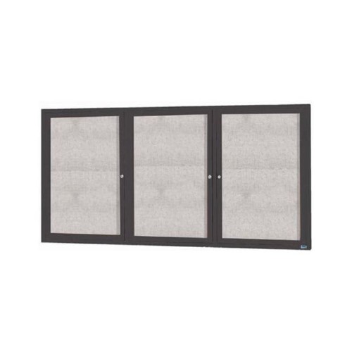3 DOOR ALUM FRAMED ILLUM ENCLOSE