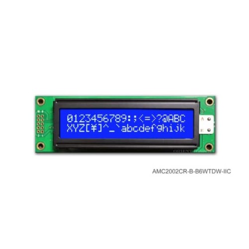 COB CHAR 20X2 BLUE TRANSM I2C