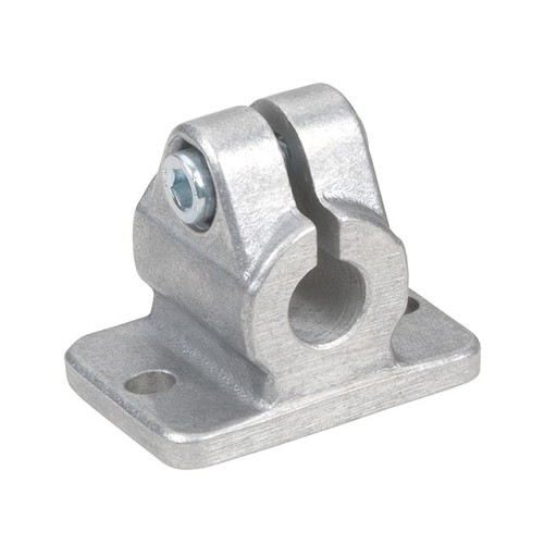 FLANGE CLAMP FIT .75"RD TUBE AL