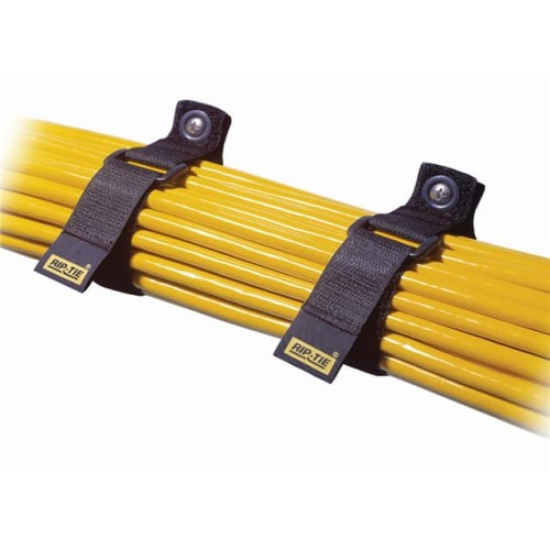HOOK&LOOP TIE BLACK 7" 50PACK