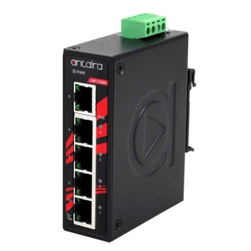 COMPACT 5-PORT INDUSTRIAL GIGABI