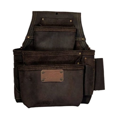 FASTENER BAG LEATHER 3 POUCH