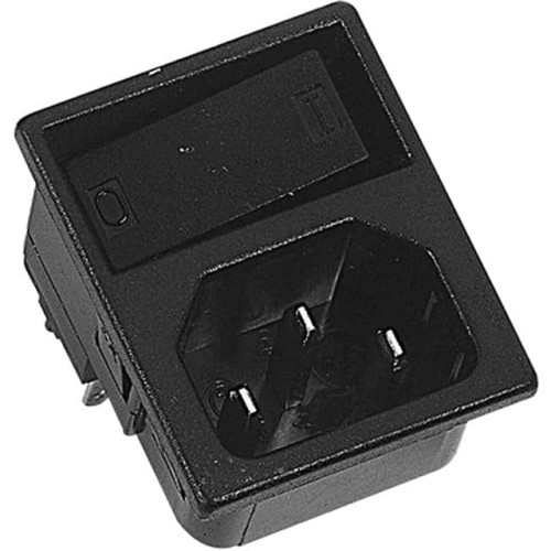 PWR ENT MOD RCPT IEC320-C14 PNL