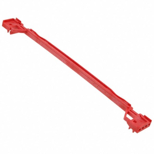 GUIDE RAIL 4HP RED FOR PCB 220MM