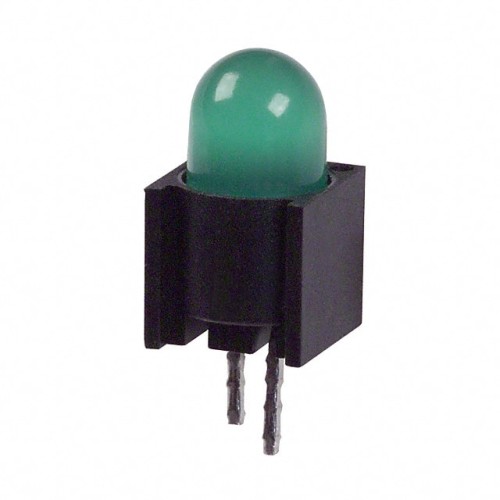LED 5MM VERT SUP DIFF GREEN PCMT