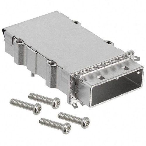 CONN MINI SAS CAGE SLD R/A SMD