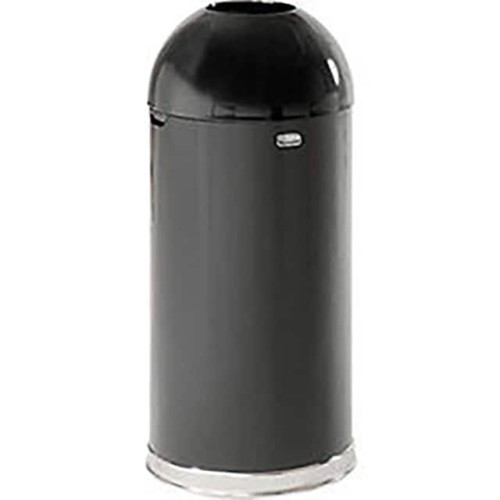 15" DIA ROUND OPEN TOP TRASH CAN