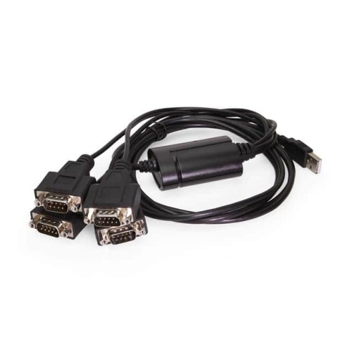 4-PORT USB TO RS232 ADAPTER FTDI