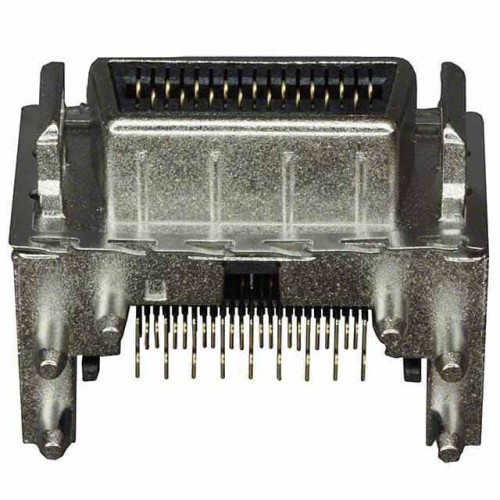 CONN RCPT 8POS SLD R/A SMD