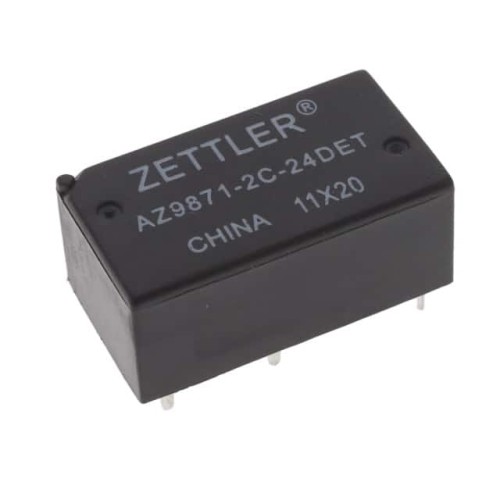 RELAY SIGNAL DPDT 1A 24VDC PCB