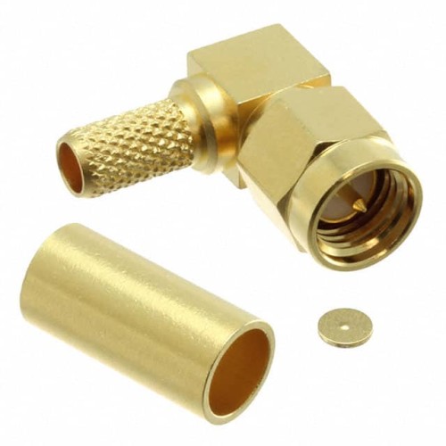 CONN SMA PLUG R/A 50OHM SOLDER