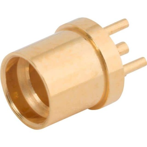 SMP MALE PCB THRU-HOLE CONNECTOR