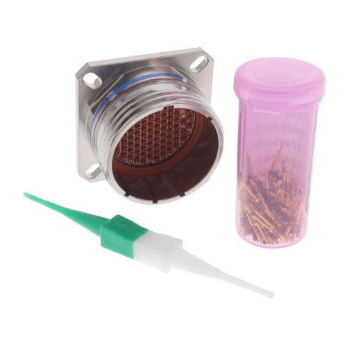 CONN RCPT MALE 100POS GOLD CRIMP