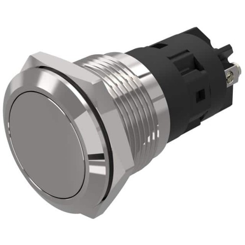 19 MM, PUSHBUTTON, ALUMINIUM, FL
