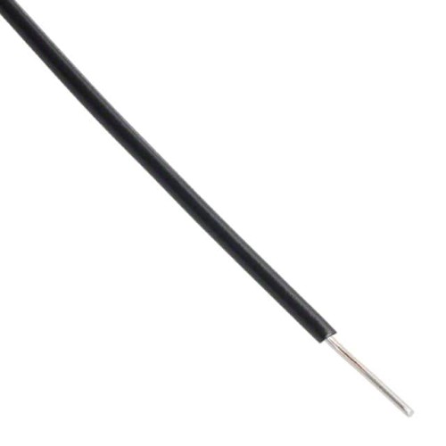 HOOK-UP SOLID 24AWG BLACK 100'